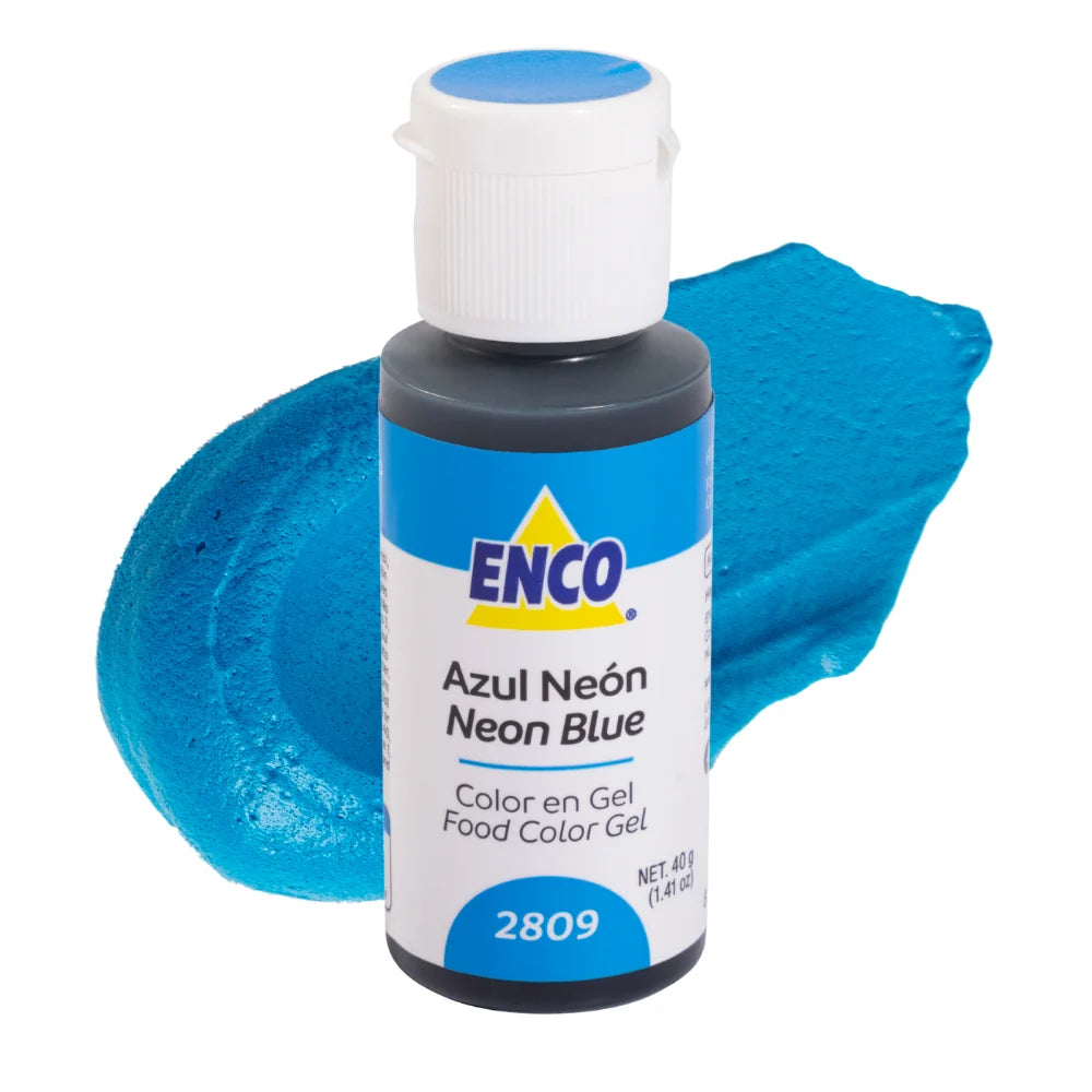 Neon Blue 1.41 oz Enco Gel Food Color