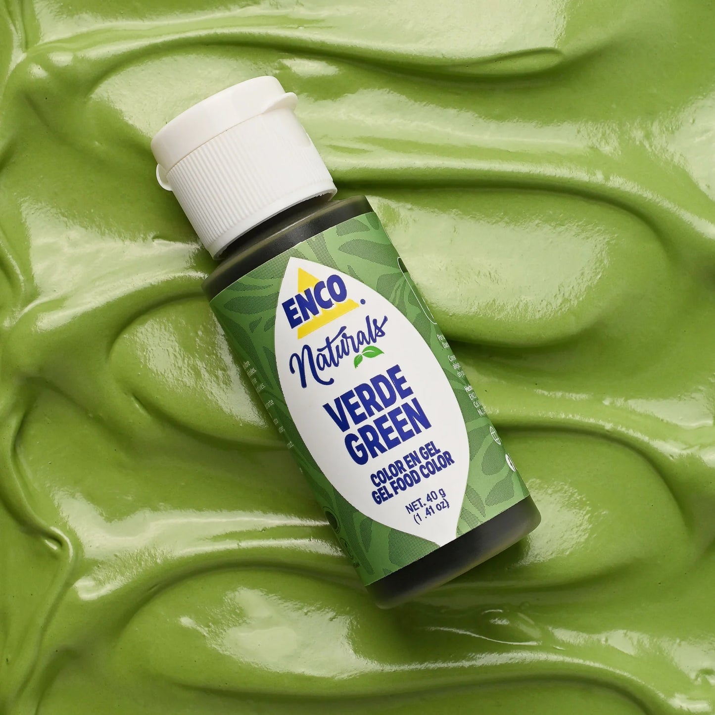 Naturals Green 1.41 oz Enco Gel Food Color