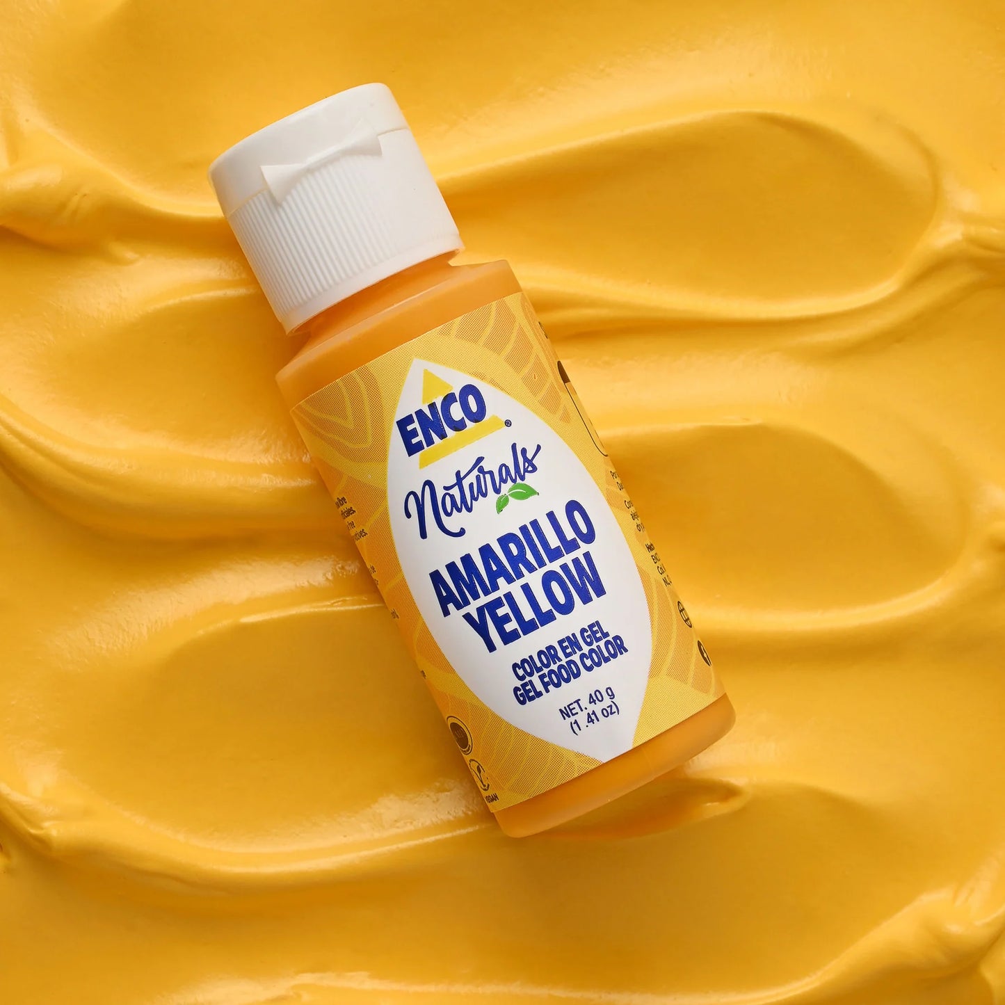 Naturals Yellow 1.41 oz Enco Gel Food Color