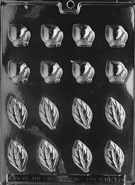 Leaves & Acorns Chocolate Mold