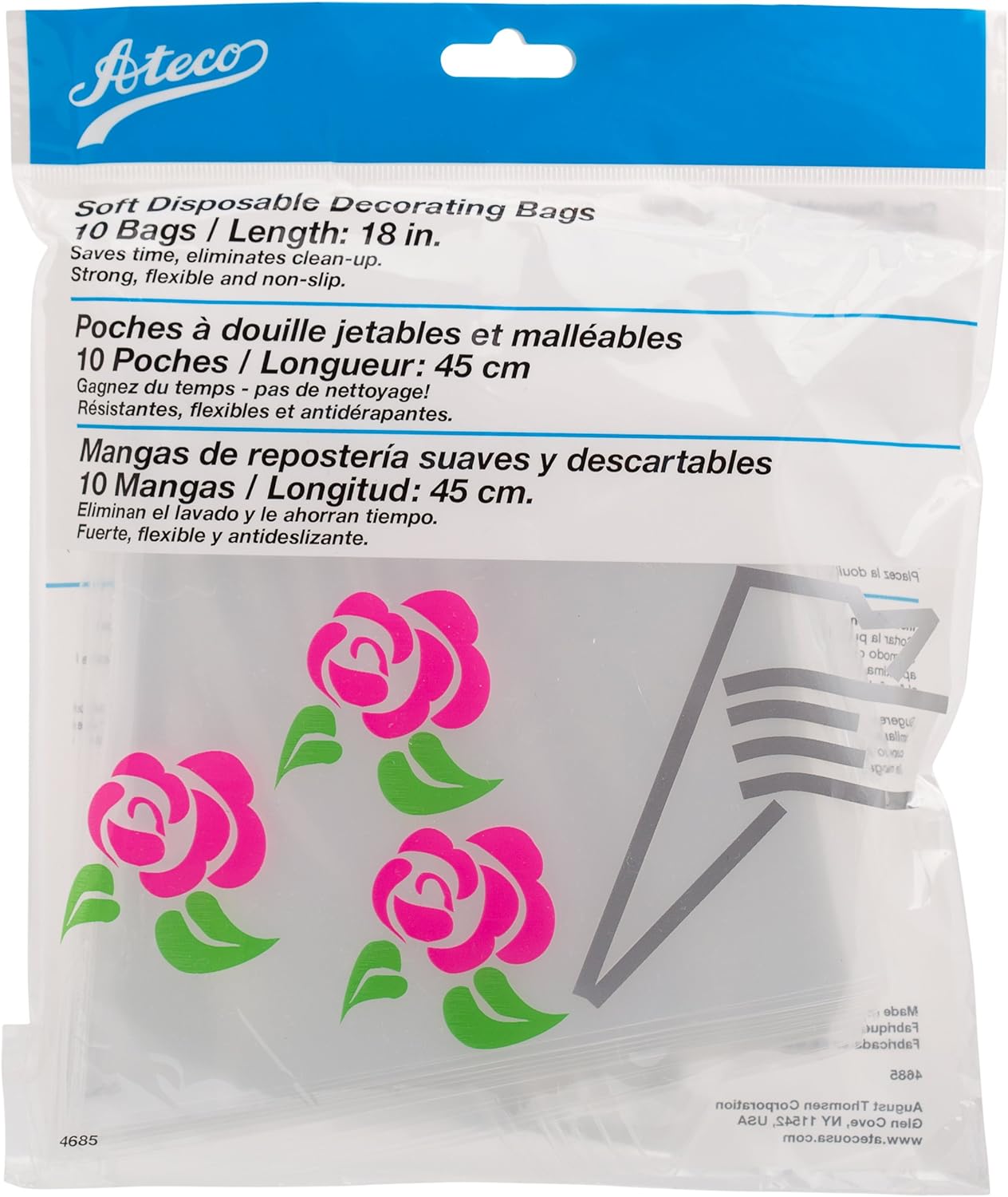 ATECO 18" Soft Disposable Decorating Bags 4685