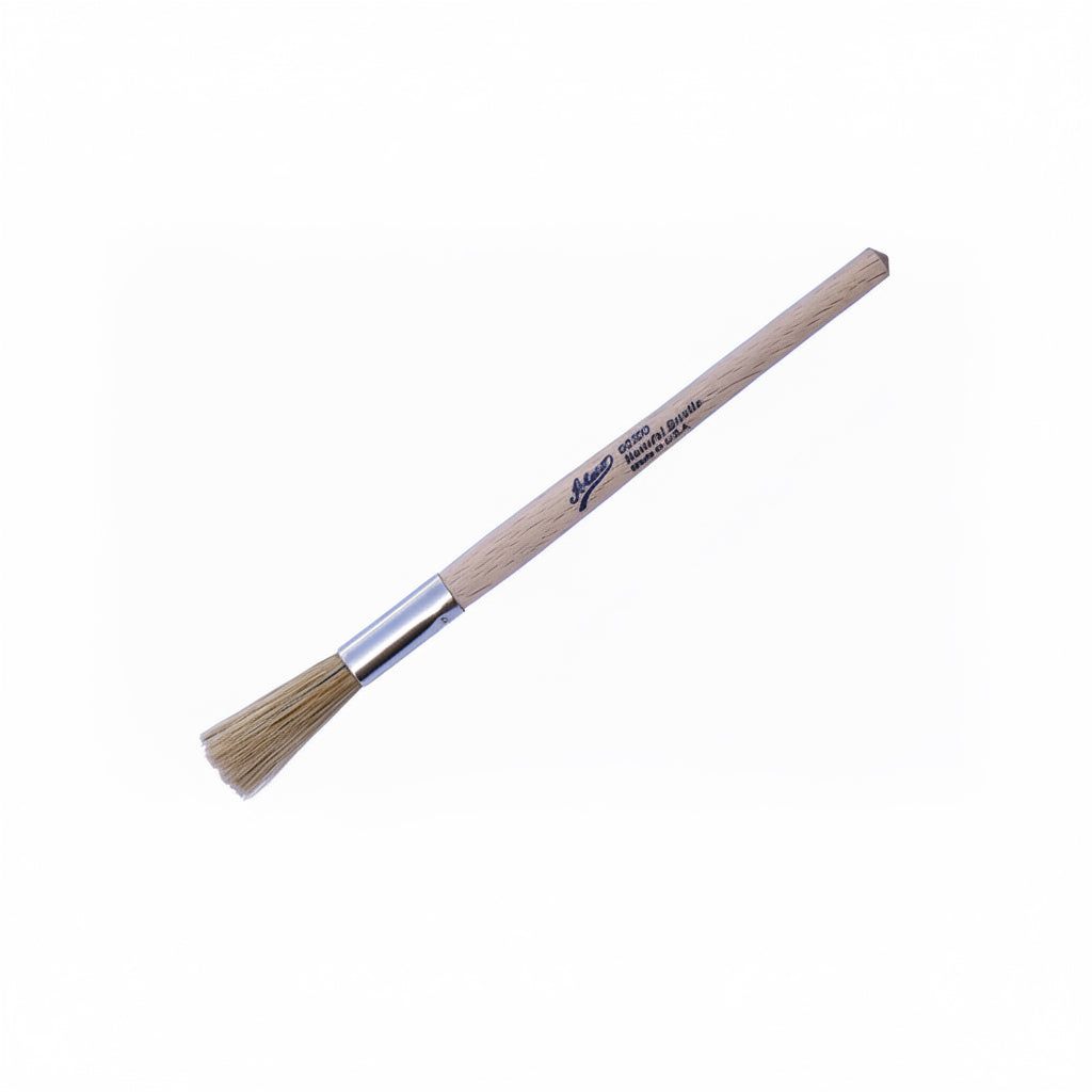ATECO 3/8" White Round Pastry Brush 60200