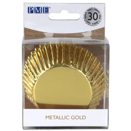 Gold Foil Baking Cups PK/30 PME