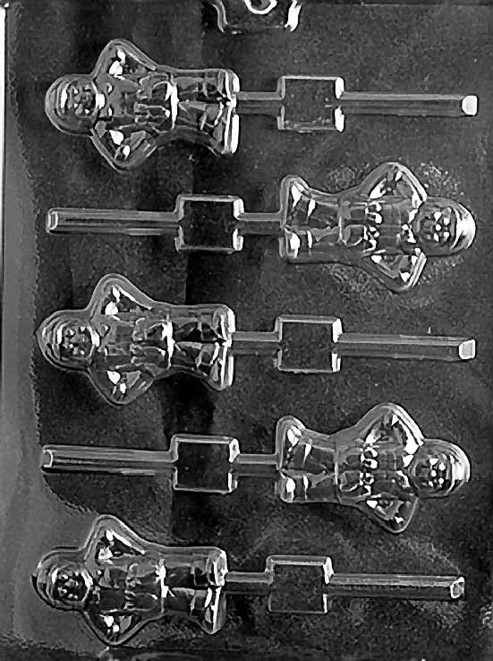 Builder Man Lolly Chocolate Mold K120