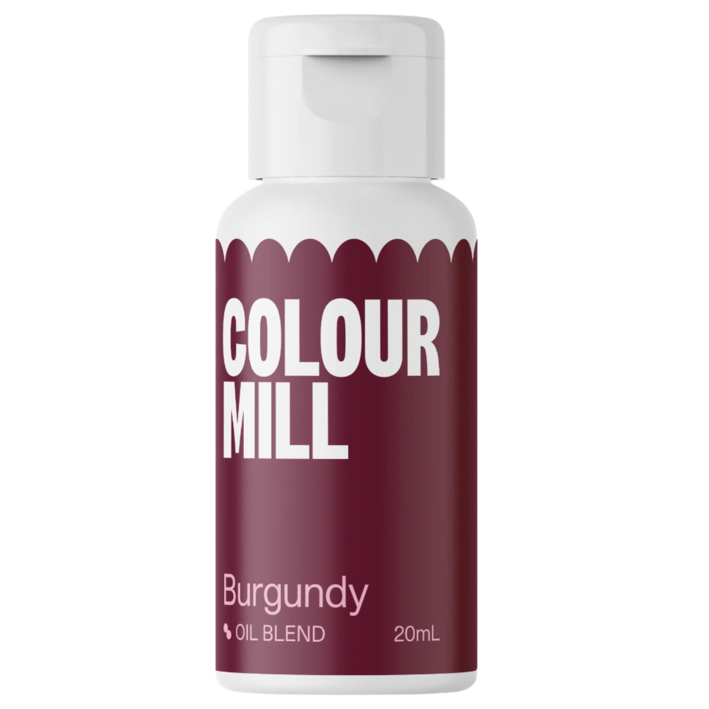 Burgundy Colour Mill Oil Blend Food Color 20ml
