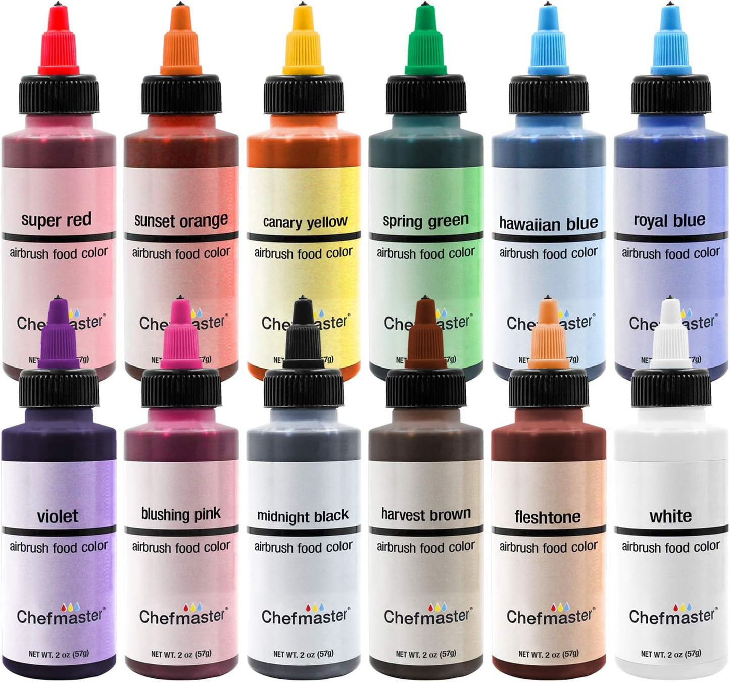 Chefmaster Airbrush Color Set