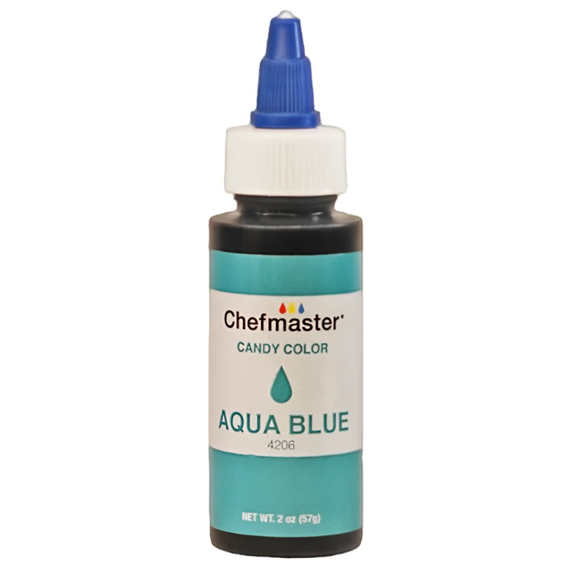 Chefmaster Aqua Blue Candy Color 4206