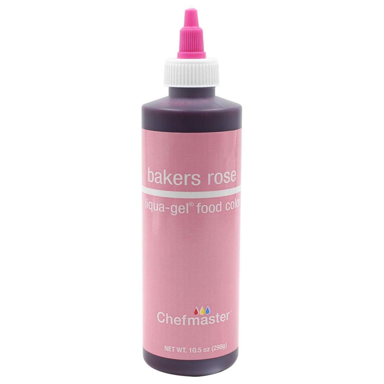 Chefmaster Bakers Rose 10.5oz Liquid Gel Color