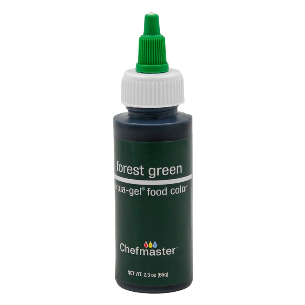 Chefmaster Forest Green 2.3oz Liqua Gel Food Color