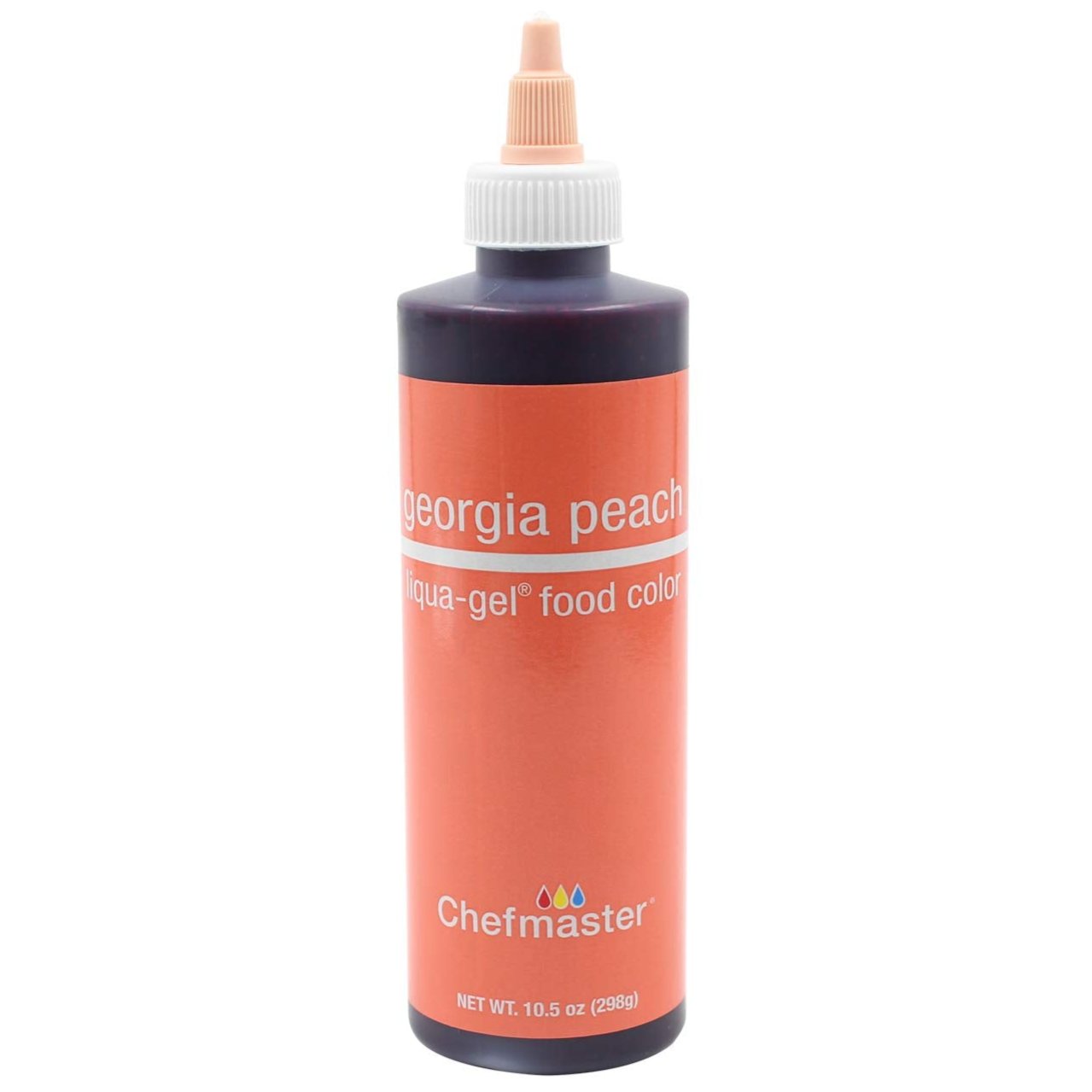 Chefmaster Georgia Peach 10.5oz Liqua Gel Food Color