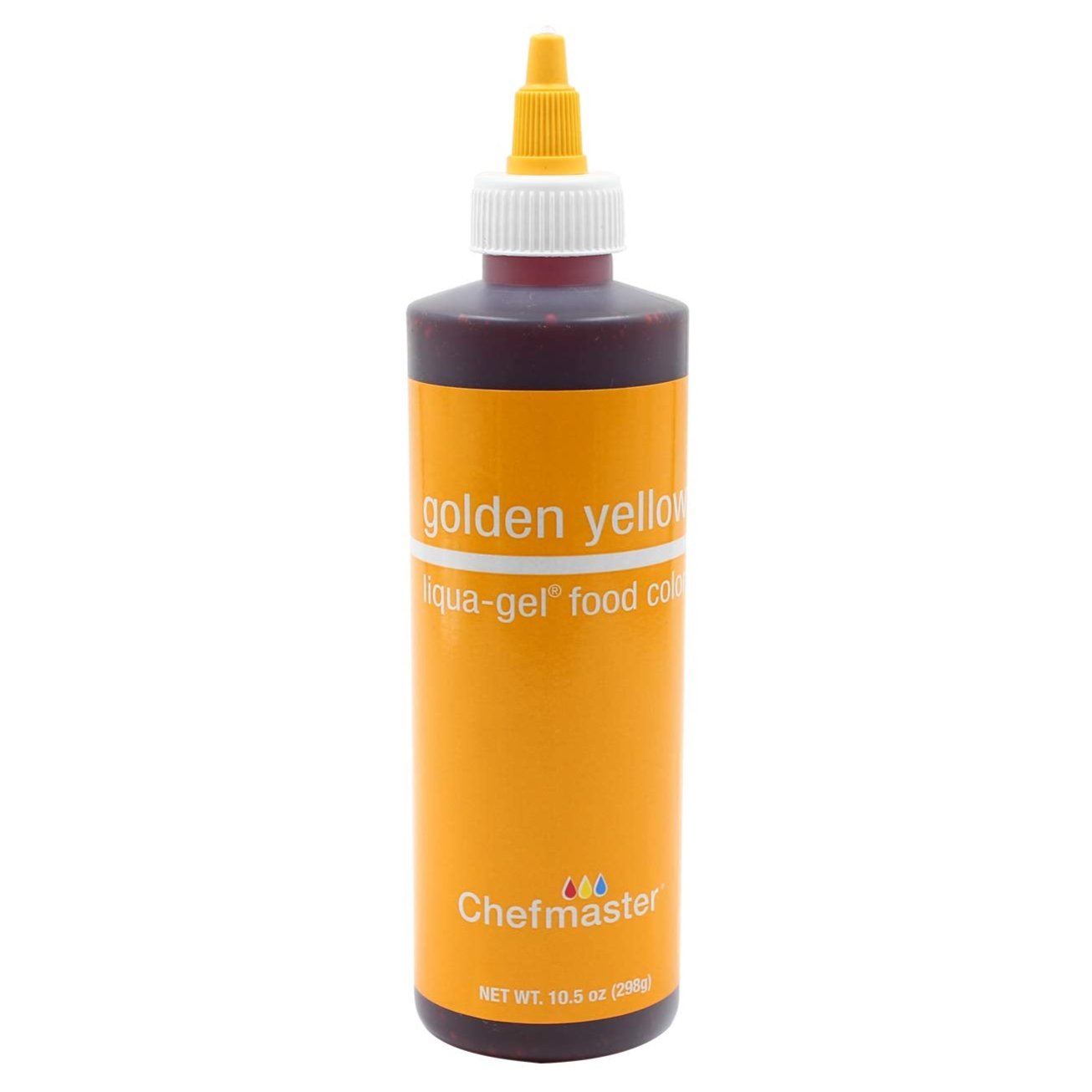 Chefmaster Golden Yellow 10.5oz Liqua Gel Food Color