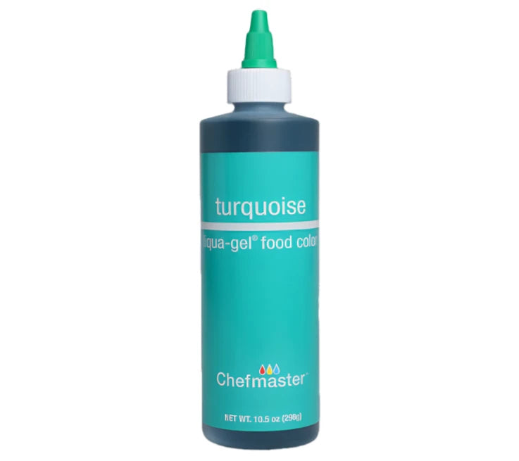 Chefmaster Turquoise 10.5oz Liqua Gel Food Color