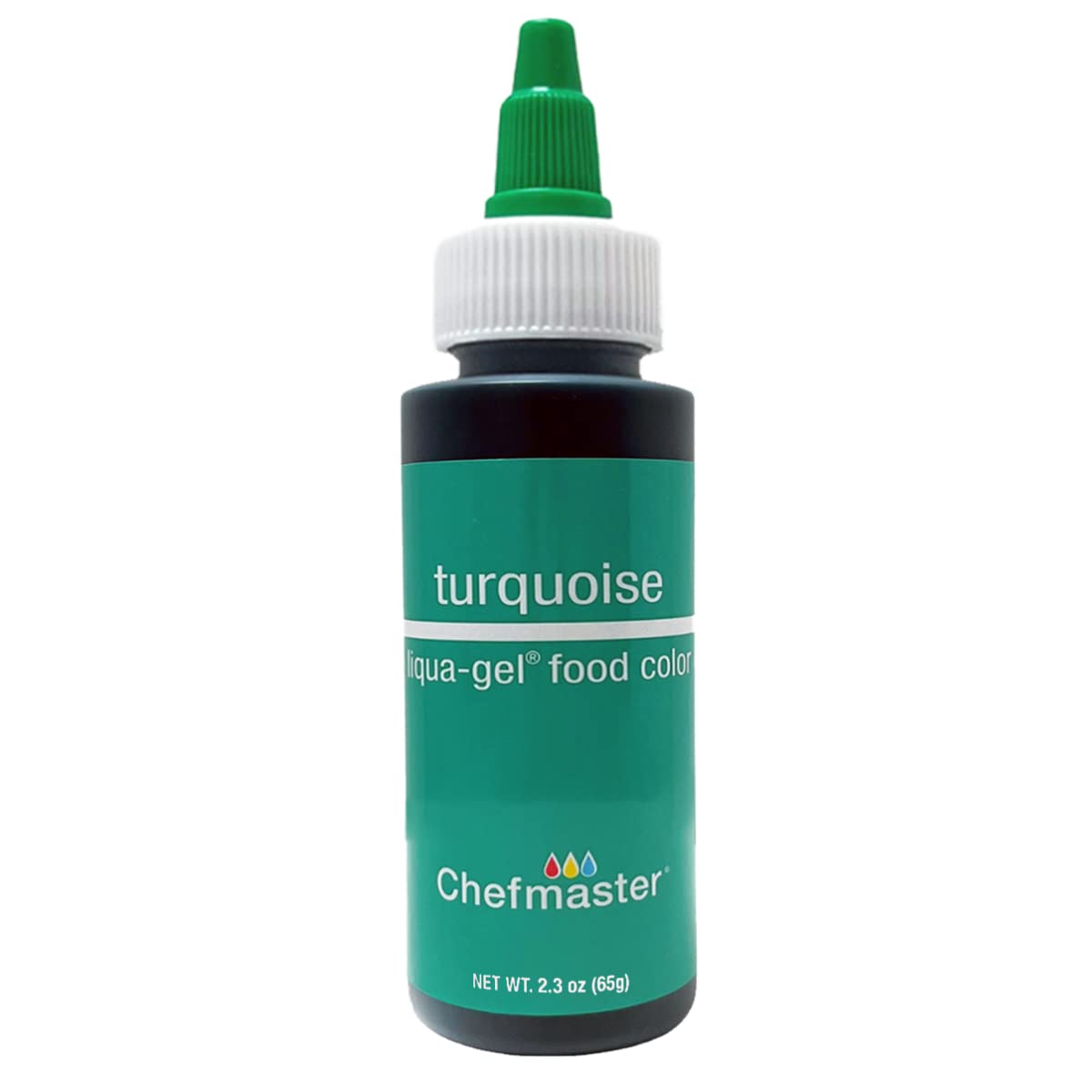 Chefmaster Turquoise 2.3oz Liqua Gel Food Color
