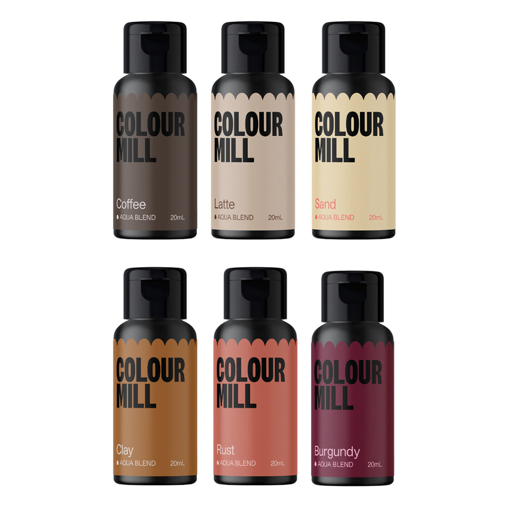 Colour Mill Aqua Blend Food Colors Outback Set