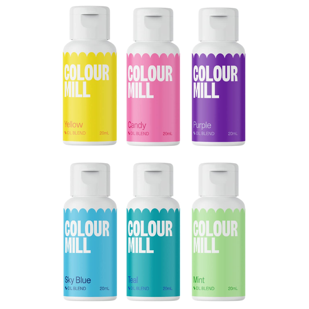 Colour Mill Oil Based Food Colors Pool Party Set