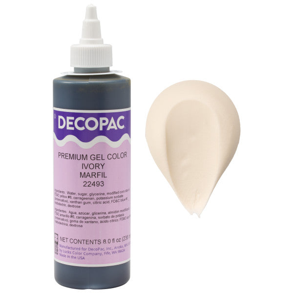 Decopac Ivory Premium Gel Food Color 22493