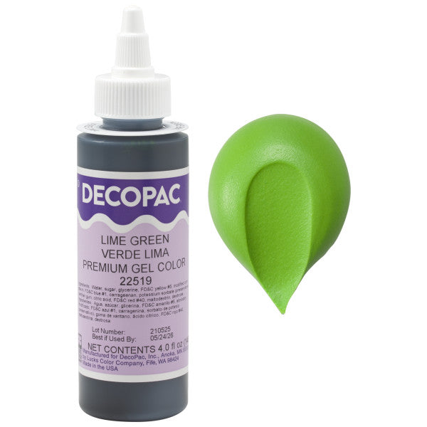 Decopac Lime Green Premium Trend Gel Food Color 22519