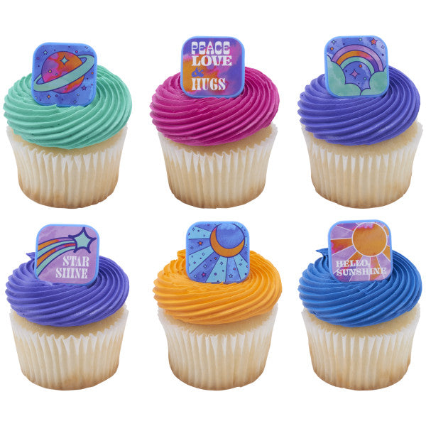 Decopac Peace Love Hugs Cake Rings Demo 28822