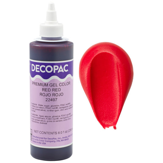 Decopac Red Red Premium Gel Food Color 22497