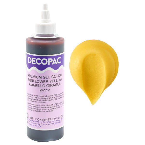 Decopac Sunflower Yellow Premium Gel Food Color 24113