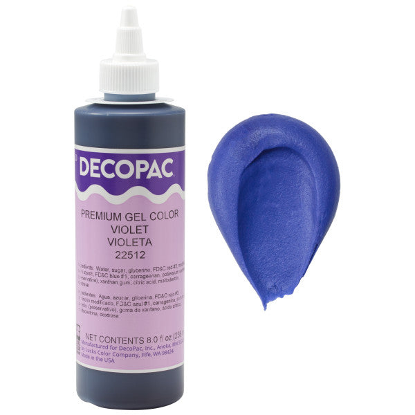 Decopac Violet Premium Gel Food Color 22512