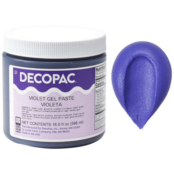 Decopac Violet Premium Gel Paste Food Color 22490