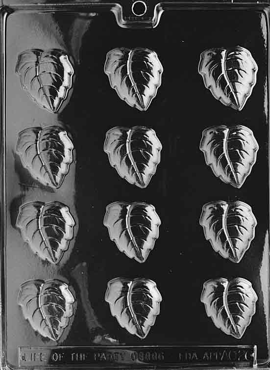 Fall Leaves Plastic Chocolate Mold AO026