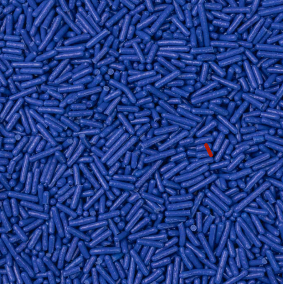 Foliay Dark Blue Jimmies Sprinkles 1lb BK4154