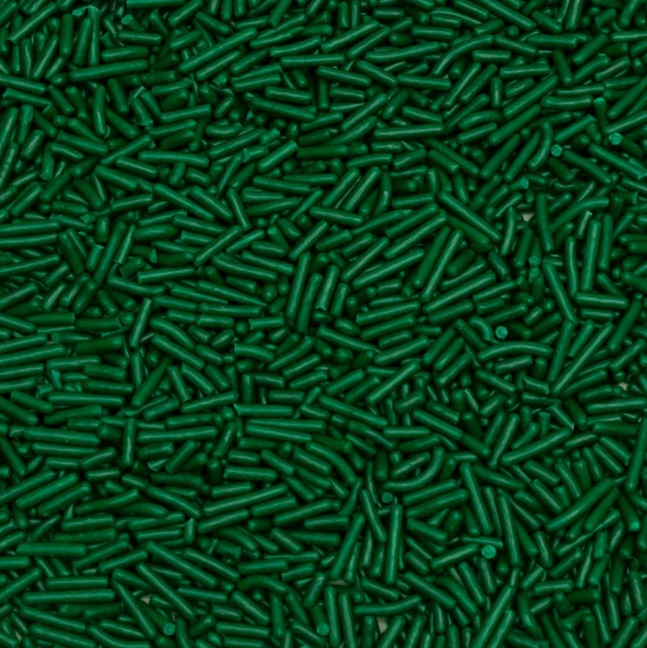 Foliay Dark Green Jimmies Sprinkles 1lb BK7191
