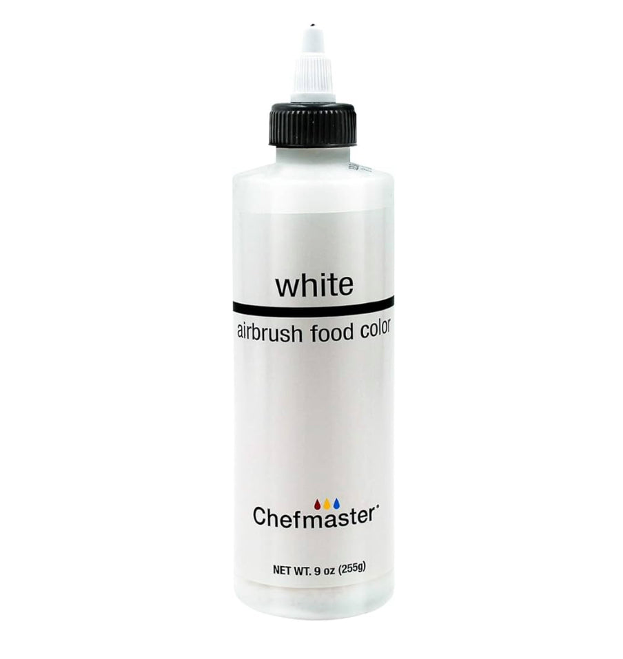 White 9 oz Airbrush Color Chefmaster