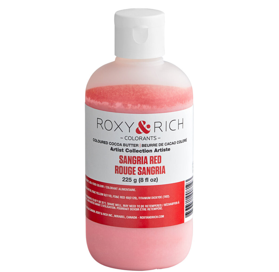 Sangria Red Colored Cocoa Butter Roxy & Rich