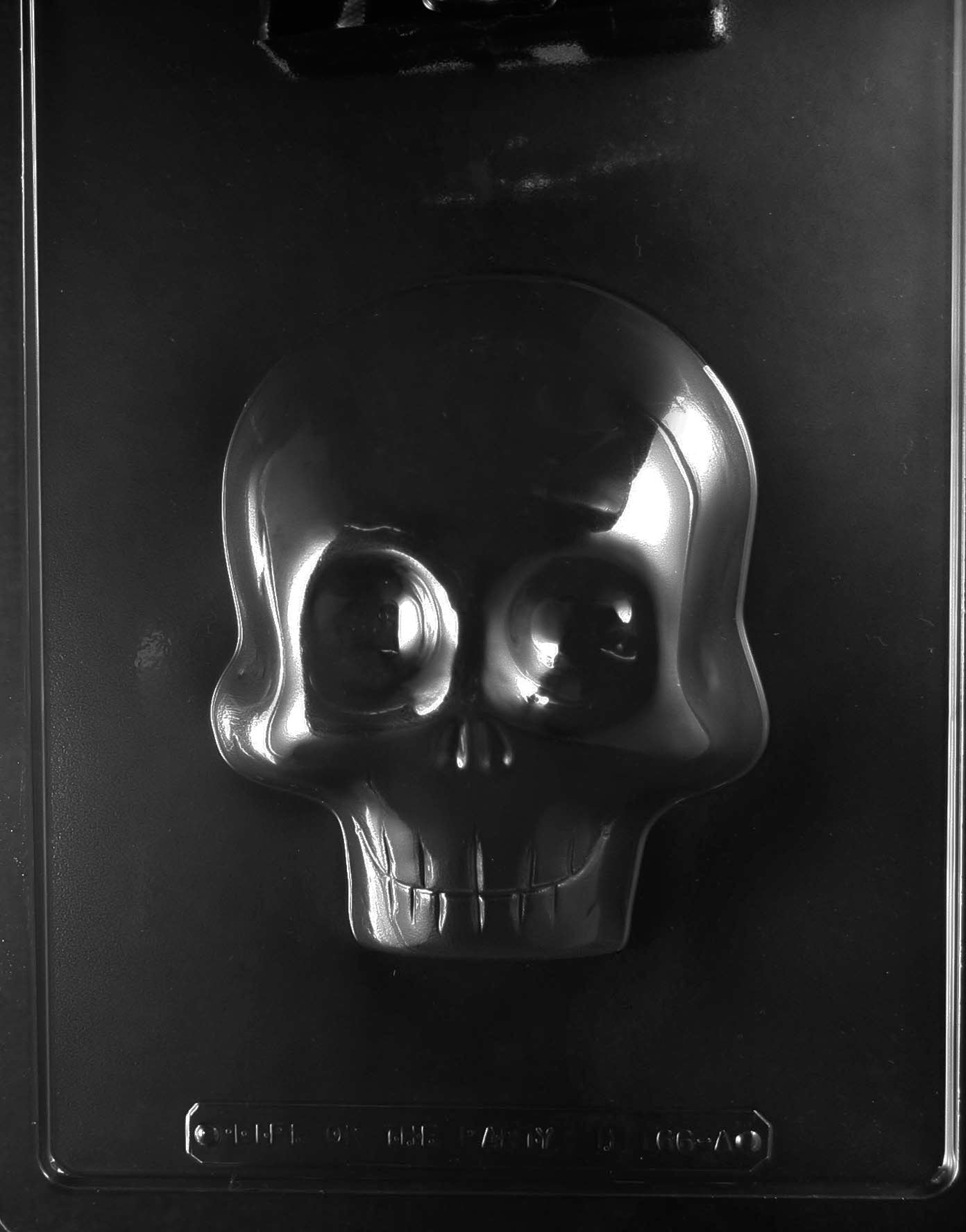 Large 3D Skull Front Chocolate Mold