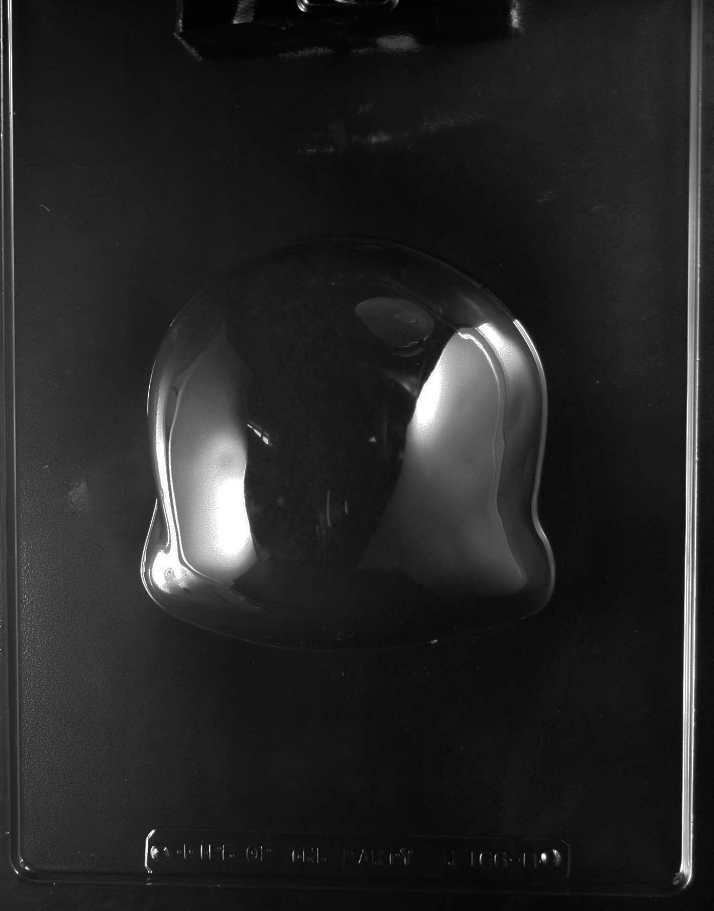 Large 3D Skull Back Chocolate Mold