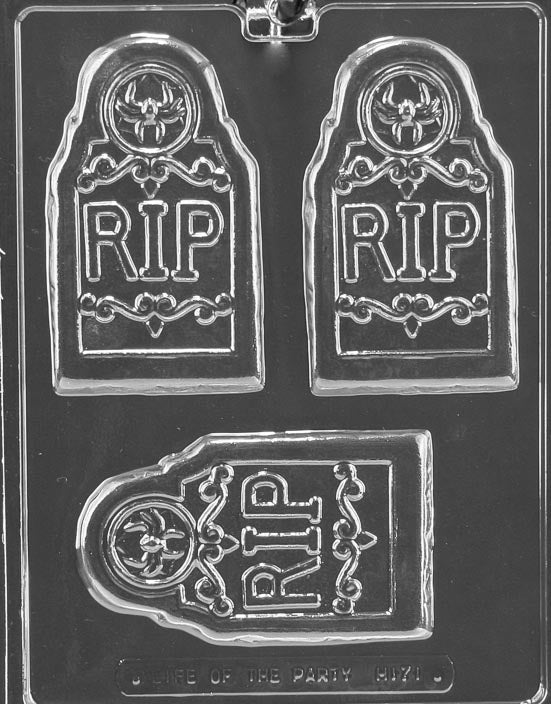 RIP Tombstone Bar Chocolate Mold