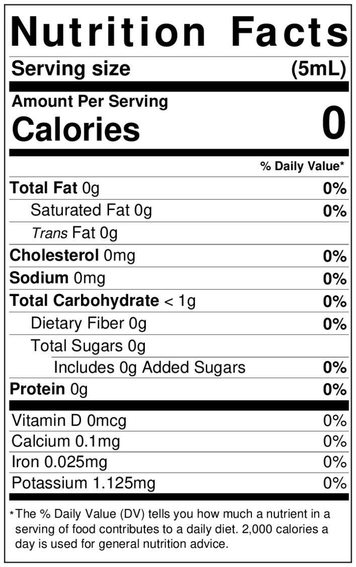 Lorann Black Cherry Flavor Fountain Nutrition Facts 1710