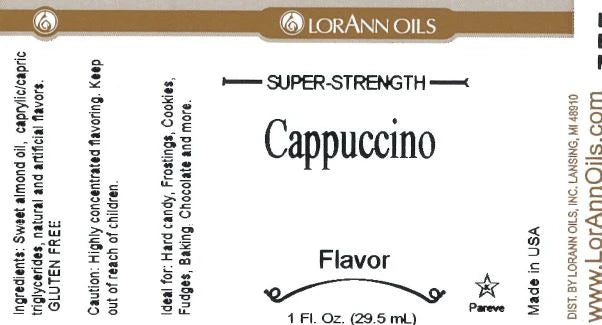 Cappuccino Super Strength Flavor Lorann