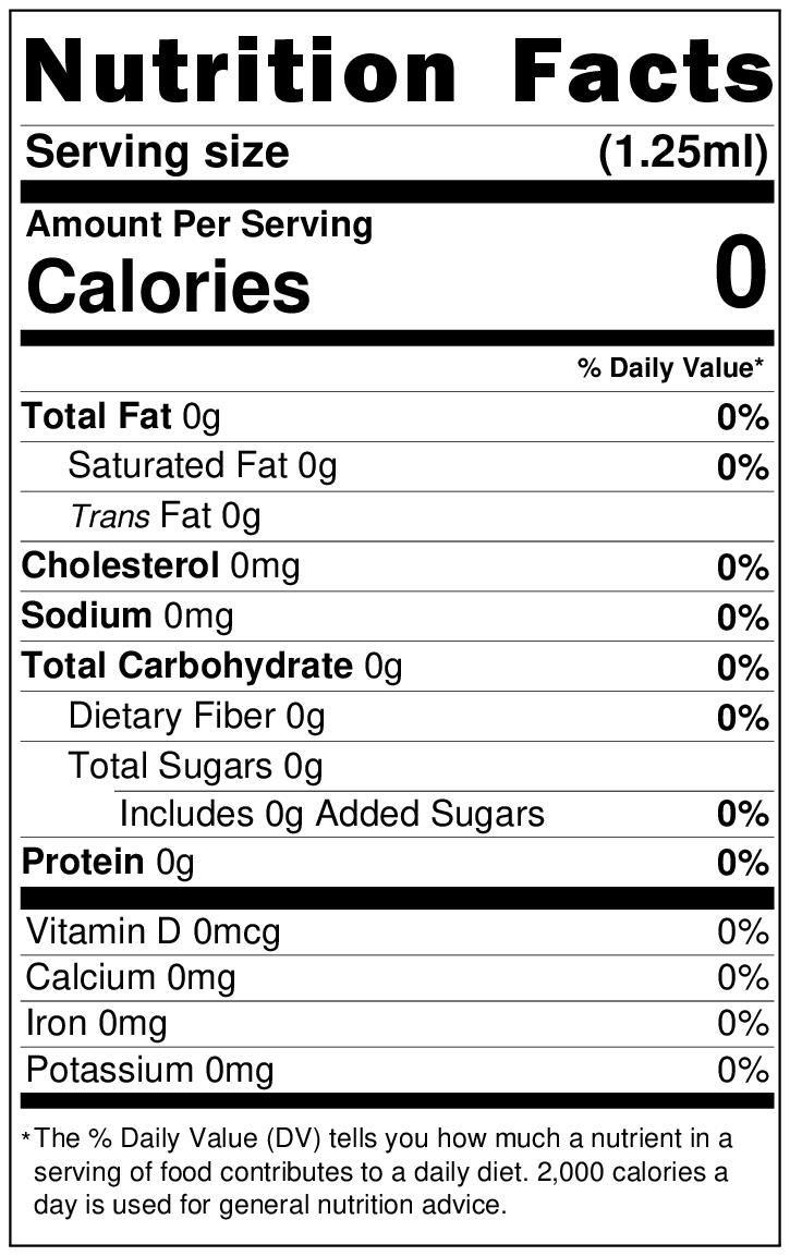 Lorann Cola Flavor Nutrition Facts 0930