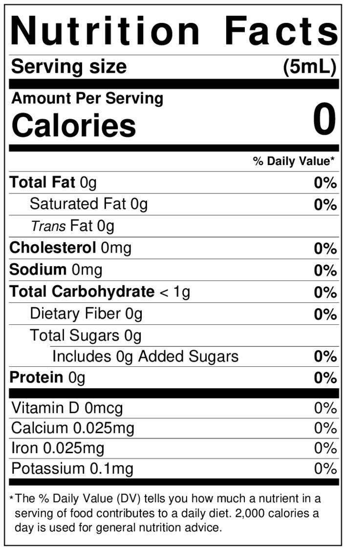 Lorann Key Lime Flavor Fountain Nutrition Facts 1775