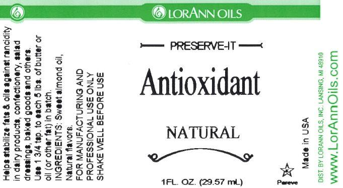 Lorann Preserve-It Antioxidant Natural Label