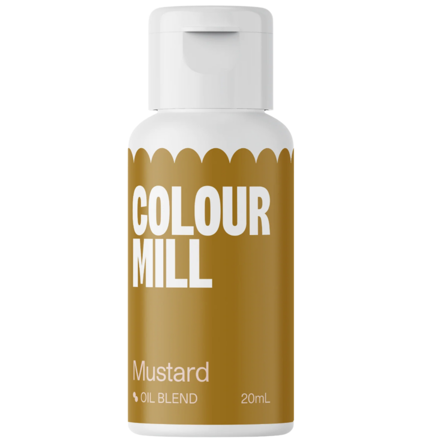 Mustard Colour Mill Oil Blend Food Color 20ml