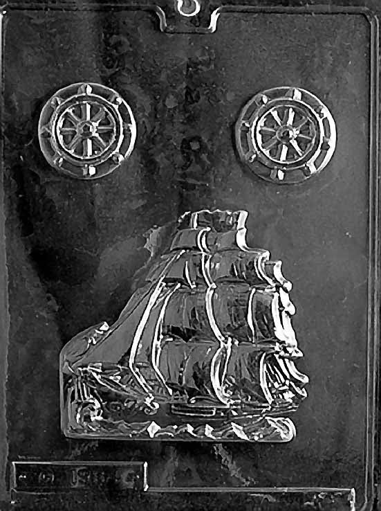 Pirate Ship Chocolate Mold