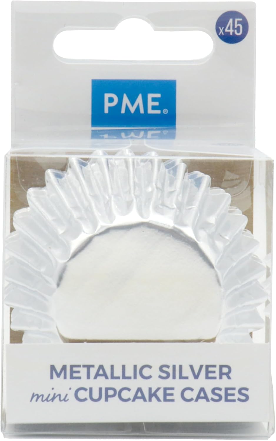 Silver Foil Mini Baking Cups PK/45 PME