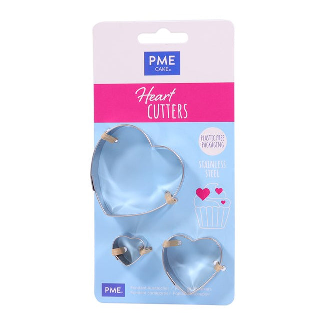 PME Heart Metal Cutter Set of 3 SH251