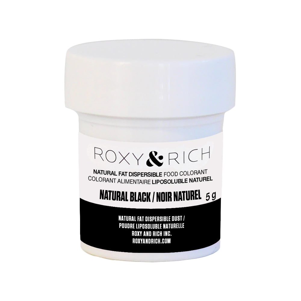 Roxy & Rich Natural Black Fat Dispersible Food Color 5 grams PN5-B010