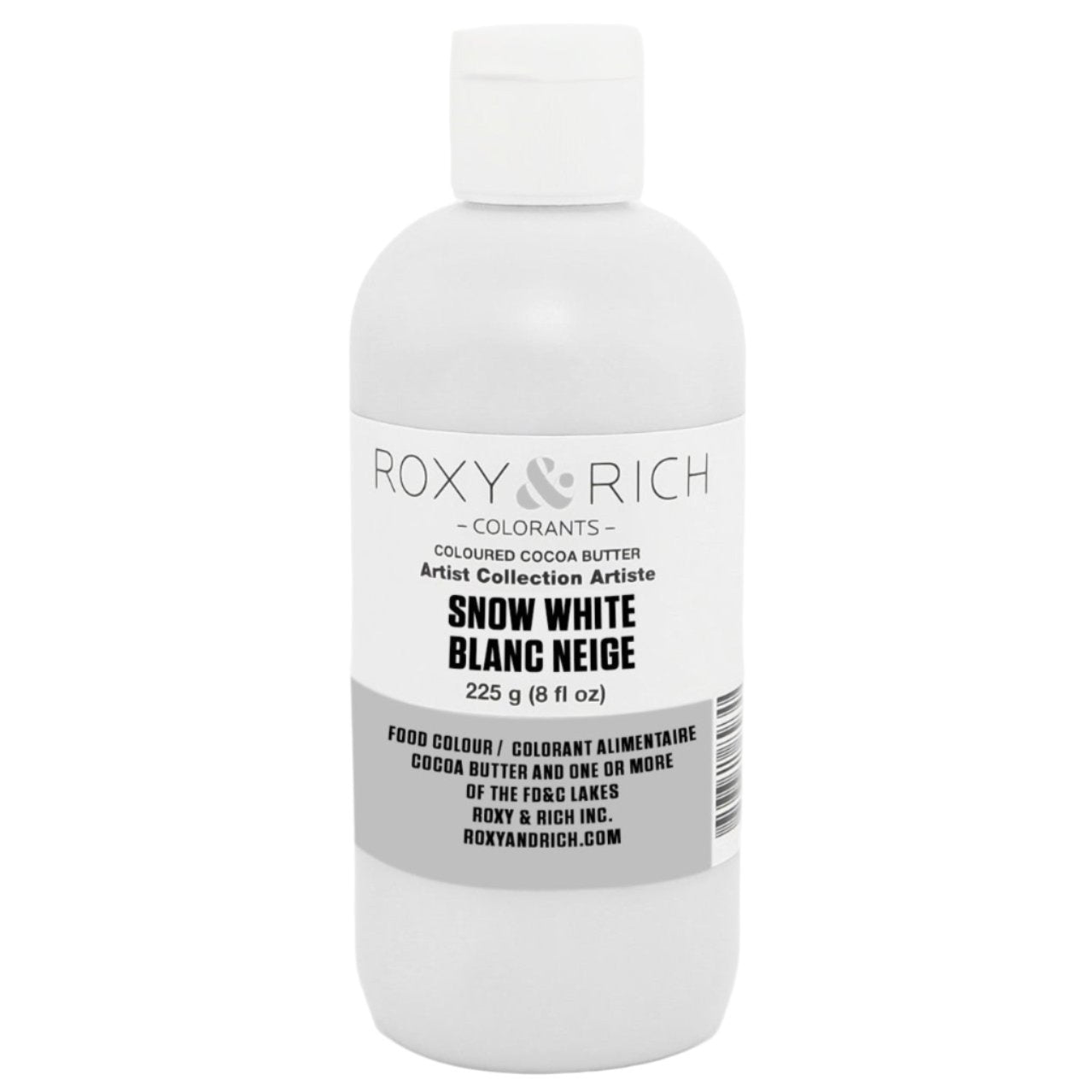 Roxy & Rich Snow White Cocoa Butter 8oz BC8-000