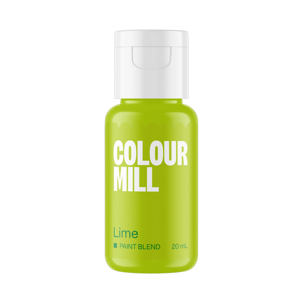 Lime Matte Paint Blend Colour Mill
