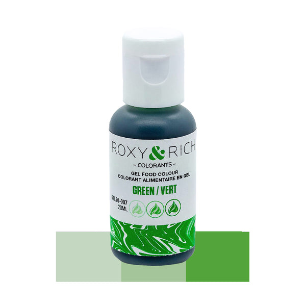 Green Oil-Based Gel Color Roxy & Rich