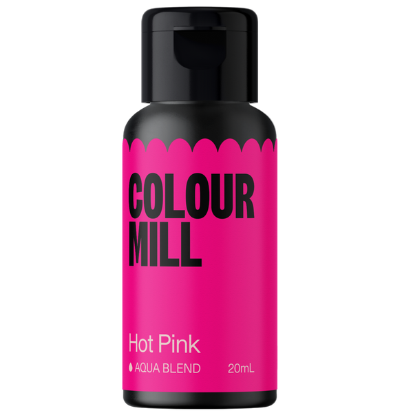 Hot Pink Aqua Blend Colour Mill Food Color