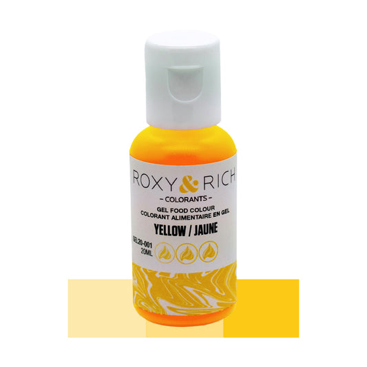 Yellow Oil-Based Gel Color Roxy & Rich