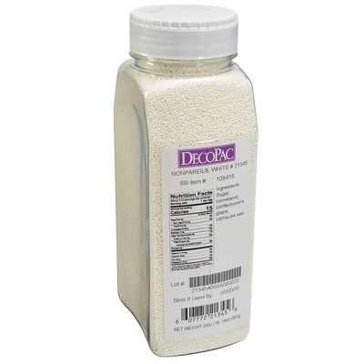 White Non Pareils 30 oz